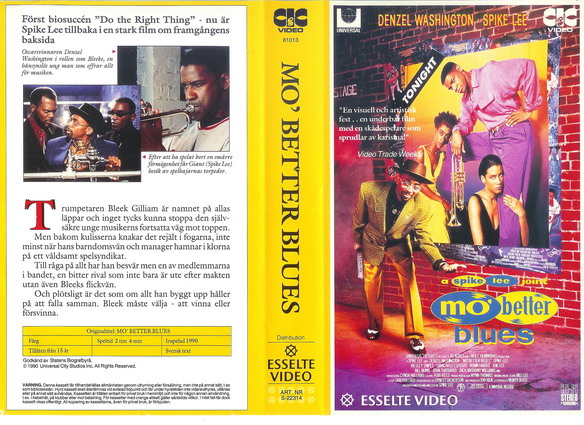MO' BETTER BLUES  (VHS) tittkopia