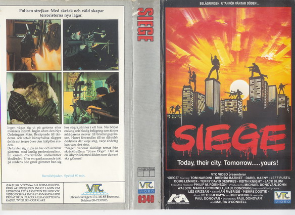 8340 SIEGE (VHS) grå