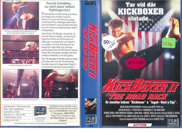 322 Kickboxer 2 (VHS)