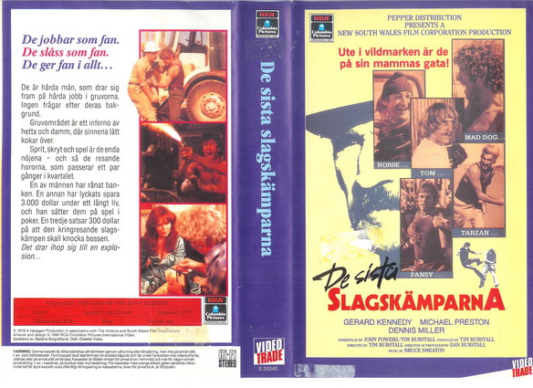 25240 DE SISTA SLAGSKÄMPARNA (VHS)