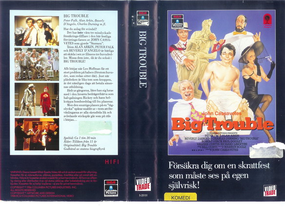 25151 BIG TROUBLE (VHS)