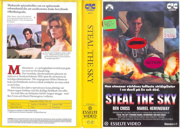 21153 STEAL THE SKY (VHS)