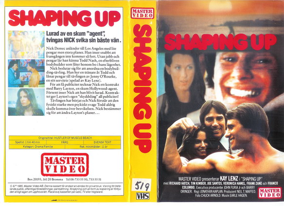 SHAPING UP (Vhs-Omslag)