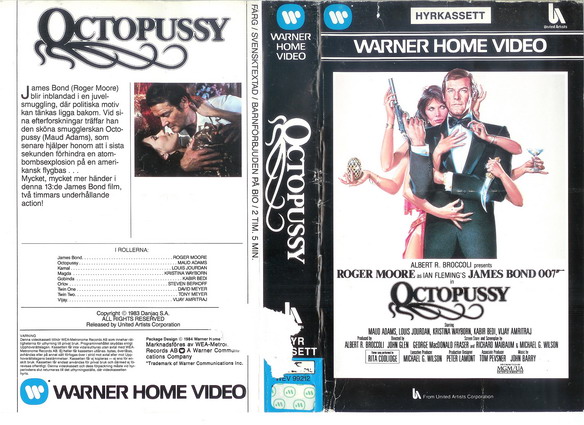99212 OCTOPUSSY (VHS)skyltex