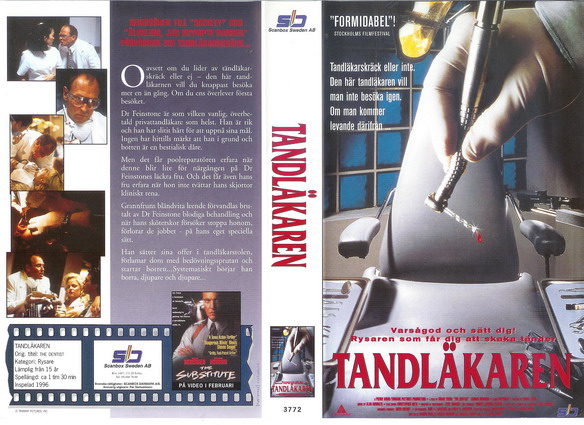 3772 TANDLÄKAREN (VHS)
