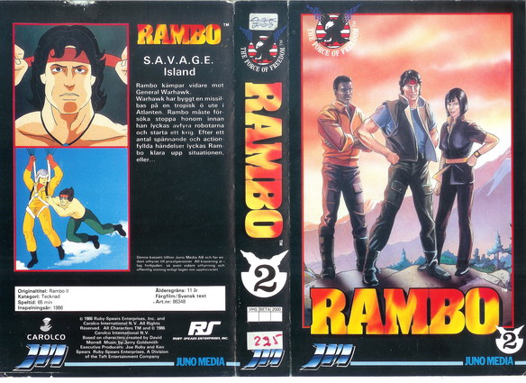 RAMBO 2 (Vhs-Omslag)