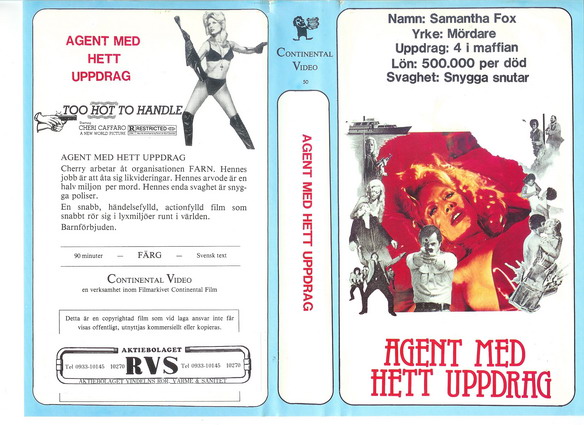 50 AGENT MED HETT UPPDRAG (VHS)
