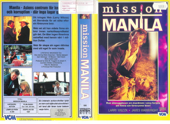 MISSION MANILA  (Vhs omslag)