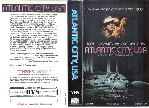 ATLANTIC CITY,USA  (VHS)