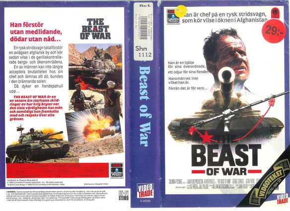 25235 BEAST OF WAR (VHS)