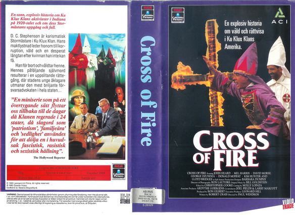 CROSS OF FIRE (vhs-omslag)