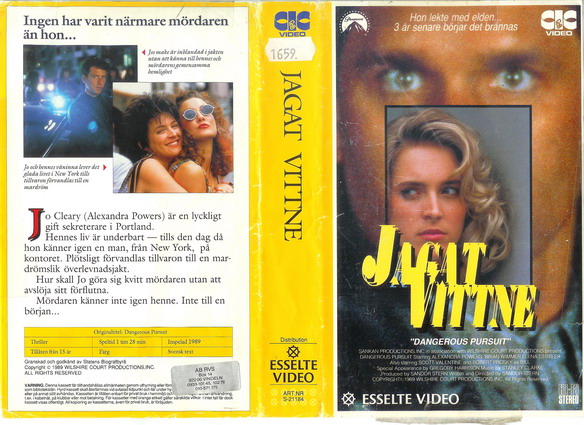 21184 JAGAT VITTNE (VHS)