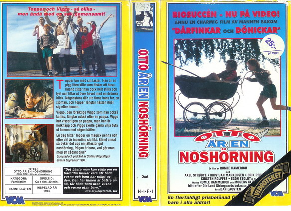 266 Otto Är En Noshörning (VHS)