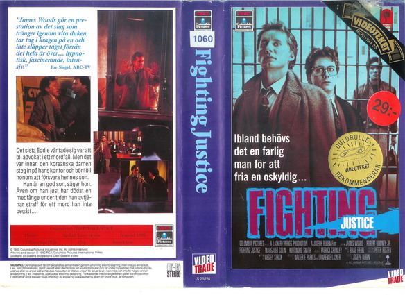 25231 FIGHTING JUSTICE (VHS)