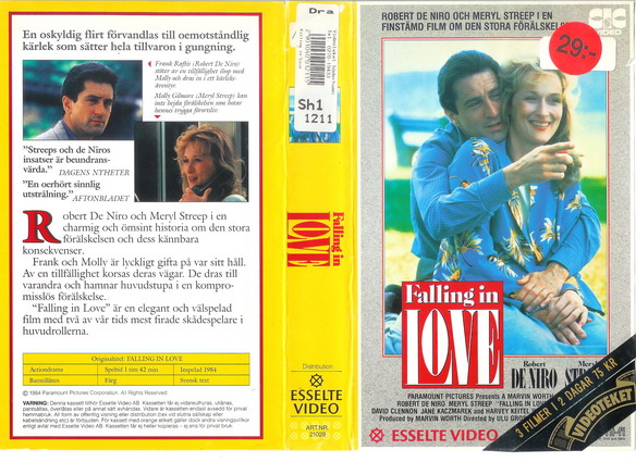 21028 FALLING IN LOVE (VHS)