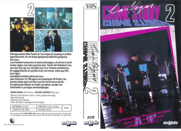 209 CRIME STORY 2 (VHS)