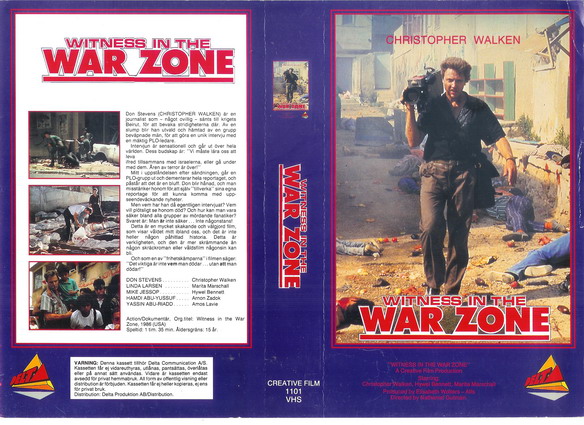 1101 WITNESS IN THE WAR ZONE (VHS)