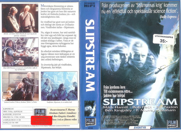 414 SLIPSTREAM (VHS)