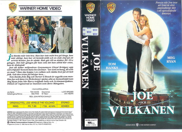 JOE OCH VULKANEN (VHS)