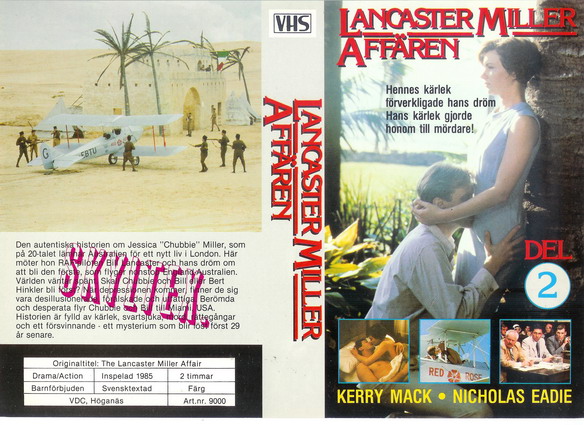 9000 LANCASTER MILLER AFFÄREN DEL 2  (VHS)