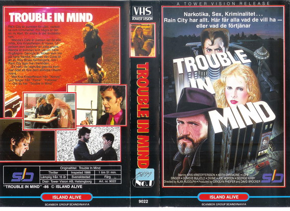 9022 TROUBLE IN MIND (VHS)