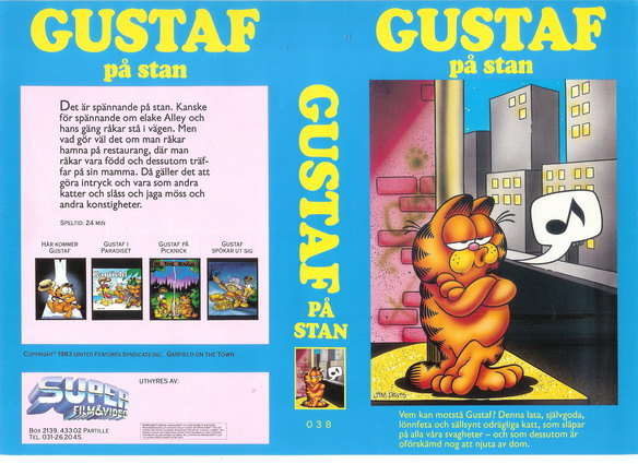 038 GUSTAF PÅ STAN (VHS)