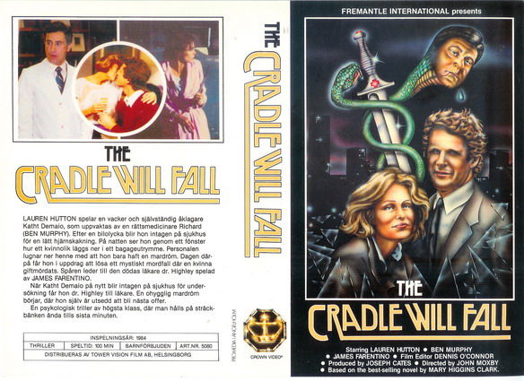 CRADLE WILL FALL (Vhs-Omslag)
