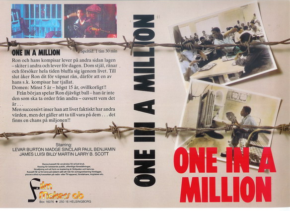 ONE IN A MILLION (Vhs-Omslag)