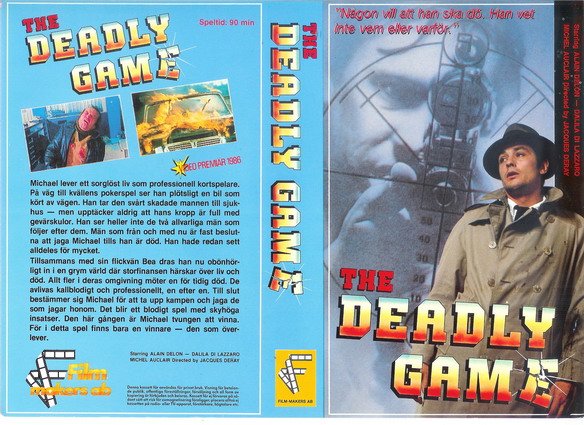 DEADLY GAME (VHS) master