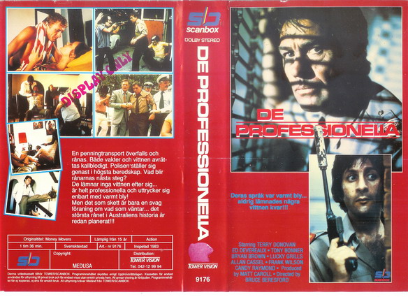 9176 DE PROFESSIONELLA (VHS)