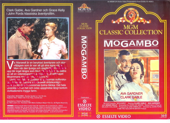 27093 MOGAMBO (VHS)