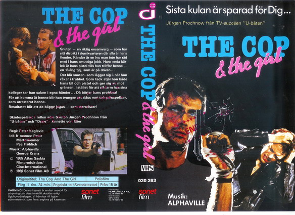 COP AND THE GIRL (vhs-omslag)