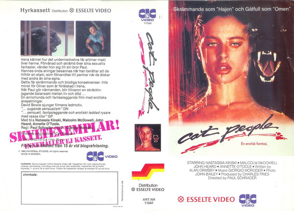 11547 CAT PEOPLE  (VHS)