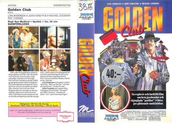 GOLDEN CLUB  (VHS)