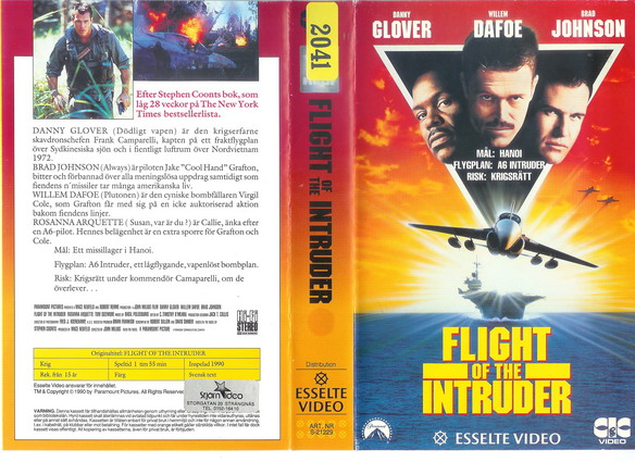 21229 FLIGHT OF THE INTRUDER (VHS)