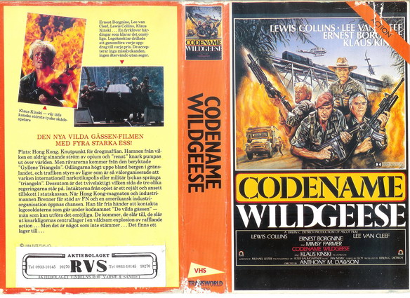 CODENAME WILDGEESE  (VHS)