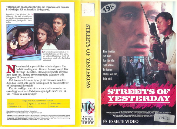 STREETS OF YESTERDAG  (VHS)