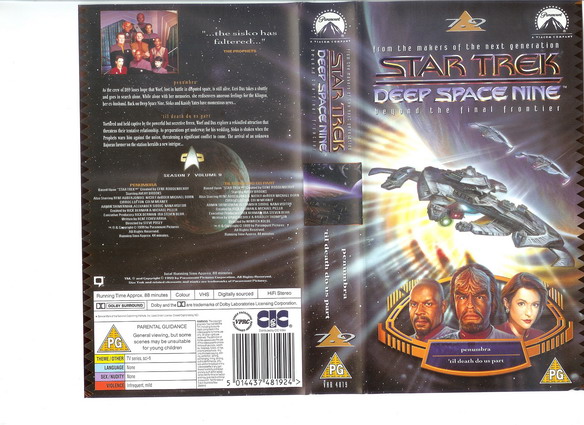 STAR TREK DS 9 VOL 7,9 (VHS)