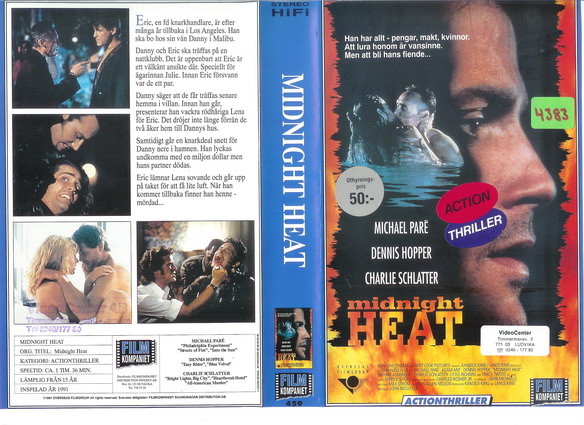 459 MIDNIGHT HEAT (VHS)