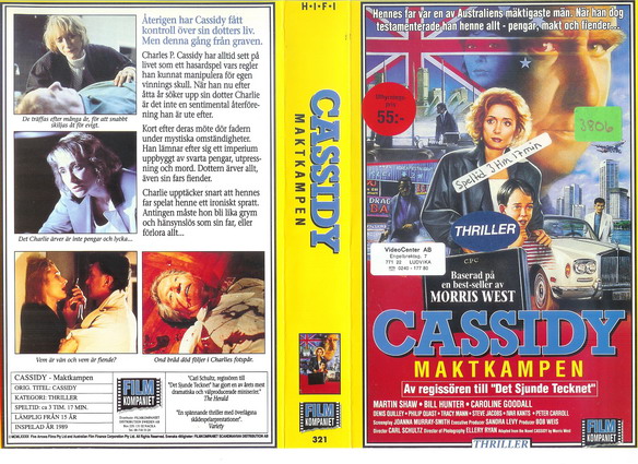 321 Cassidy – Maktkampen (VHS)