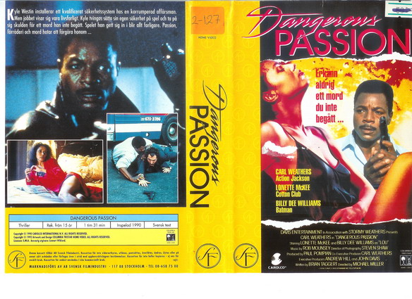 DANGEROUS PASSION (VHS)