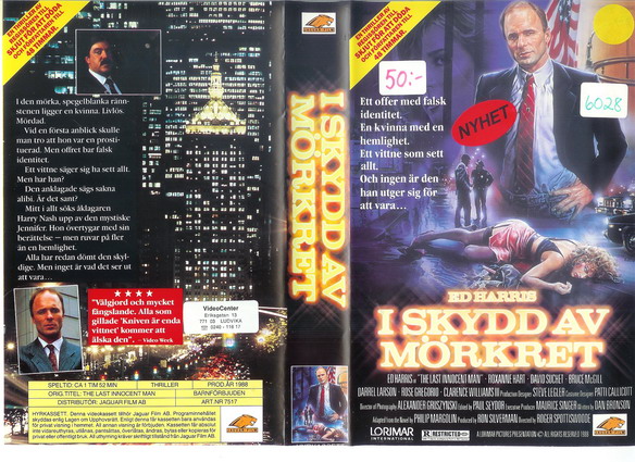 7517 I SKYDD AV MÖRKRET (VHS)