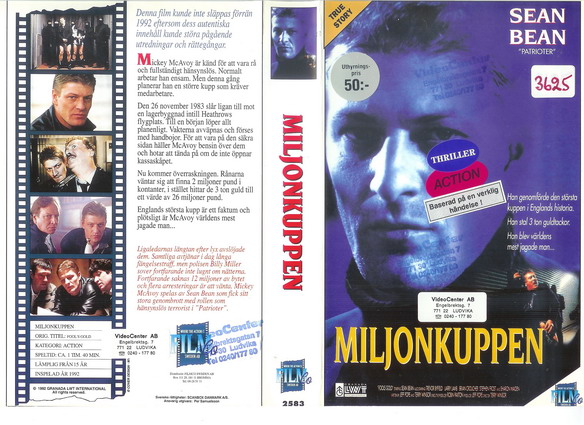 2583 MILJONKUPPEN (VHS)