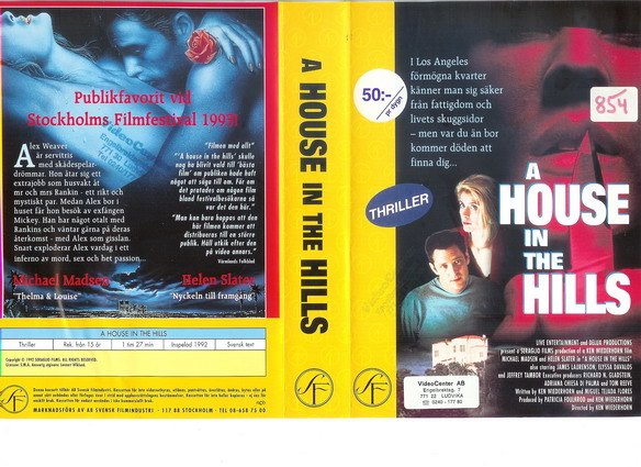 A HOUSE IN THE HILLS (VHS)