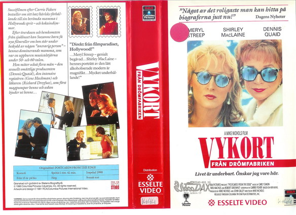 25260 VYKORT FRÅN DRÖMFABRIKEN (VHS)