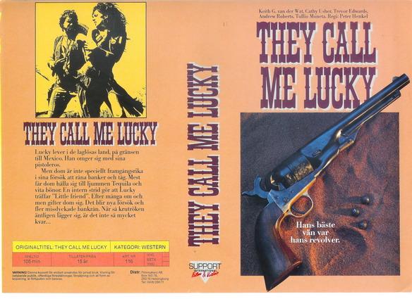 116 THEY CALL ME LUCKY (vhs)