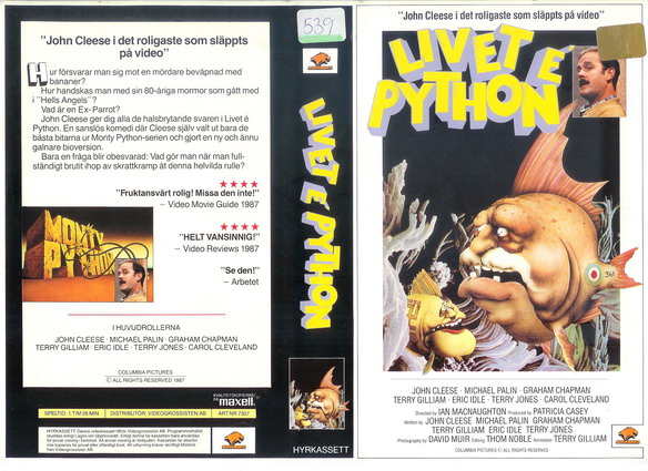 7307 Livet E\' Python  (VHS)