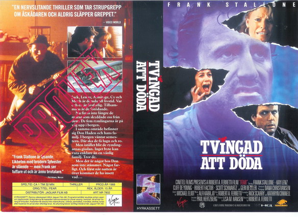 7802 TVINGAD ATT DÖDA (VHS)