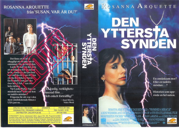 7605. Den Yttersta Synden (VHS)