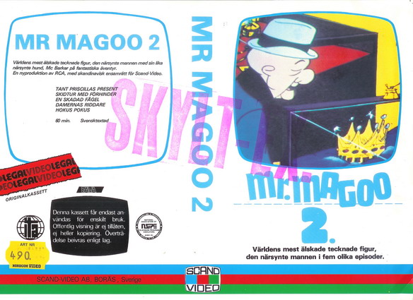 MR MAGOO 2(vhs omslag)